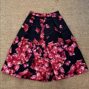 High Waisted Midi Skirt